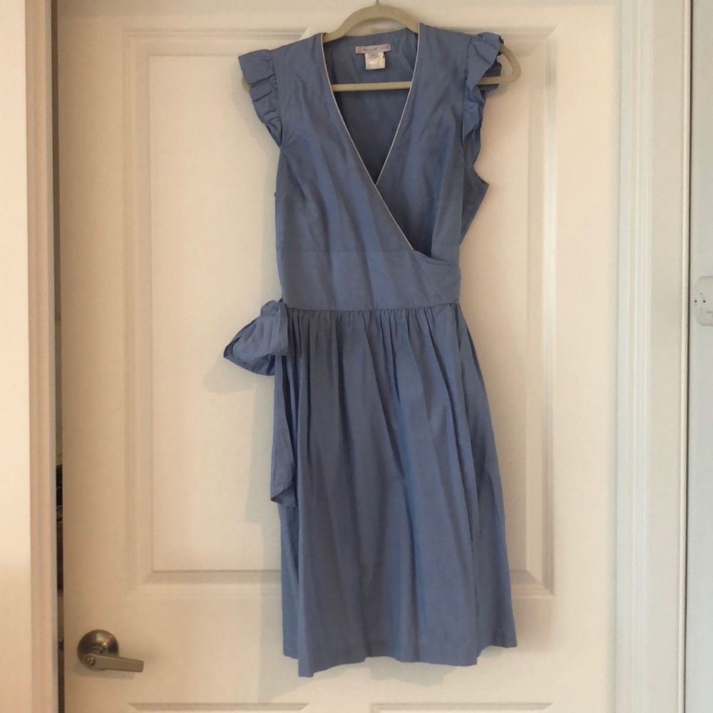 Paul & Joe sister chambray wrap dress size 42